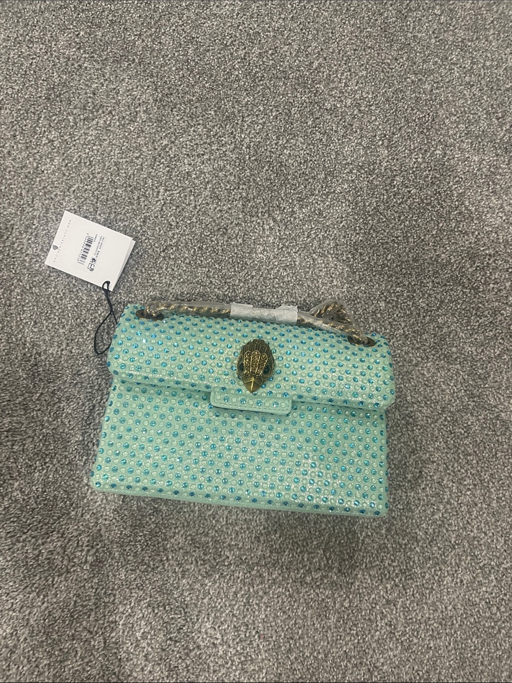 Kurt Geiger brand new green/blue Embellished  bag NO OFFER PLEASE